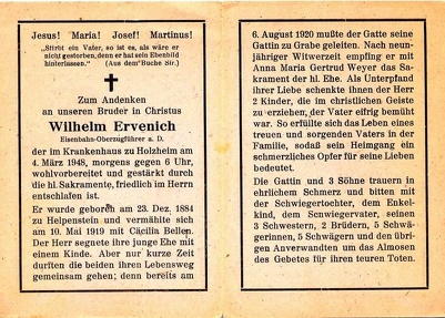 Ervenich Wilhelm 1948