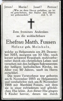Fussen Helene geb Meinholz 5765 1933
