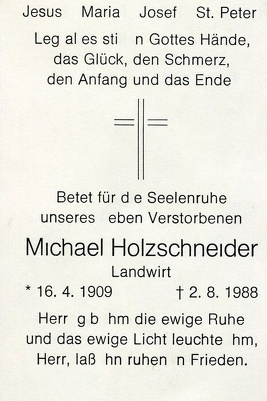 Holzschneider Michael 5821 1988