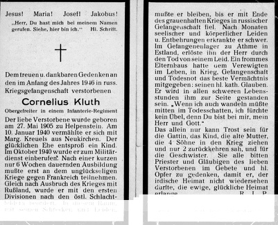 Kluth Cornelius 1946