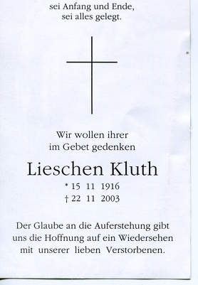 Kluth Lieschen 5835 2003