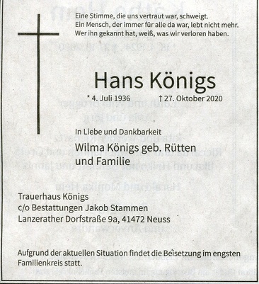 Königs Hans 5710 2020