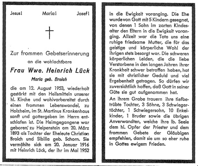 Lück Maria geb.Broich 656 1953