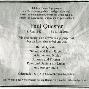 Quester Paul-Heinz 2305 2015