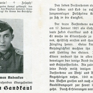 Sandkaul Hermann 935 unbekannt