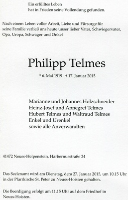 Telmes Philipp 2313 2015